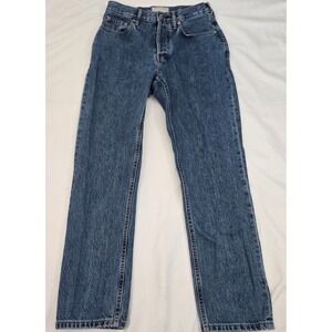 Everlane 26  The '90s Cheeky Jean High Rise Rigid Organic Cotton 13.x28 Mom Chic